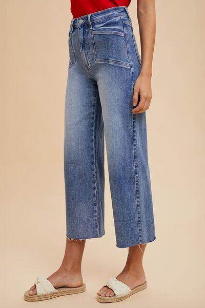 Annie Wear High Rise Wide Leg Jeans for Stylish Comfort