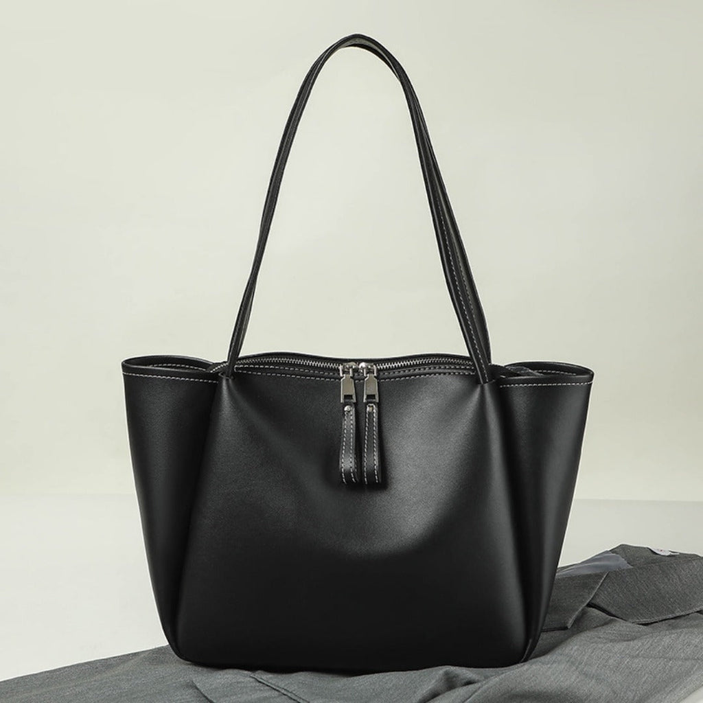 Elegant Large Tote Bag for Female - Handbag with Soft PU Material and Large Capacity for Everyday Style hobo
