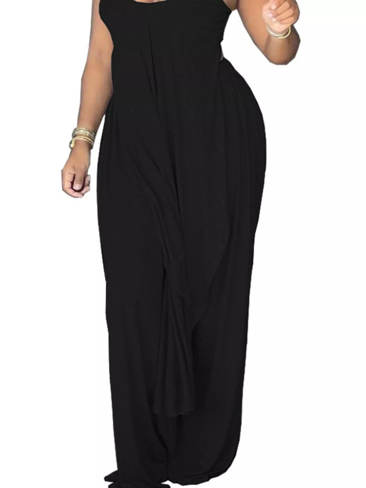 Asymmetrical Hem Cami and Pants Set