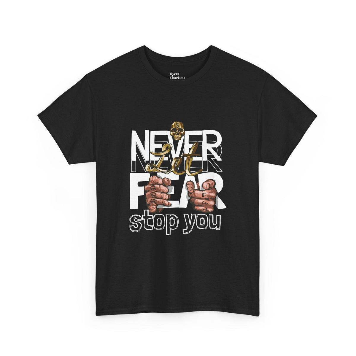 Never Give Up Heavy Cotton Tee