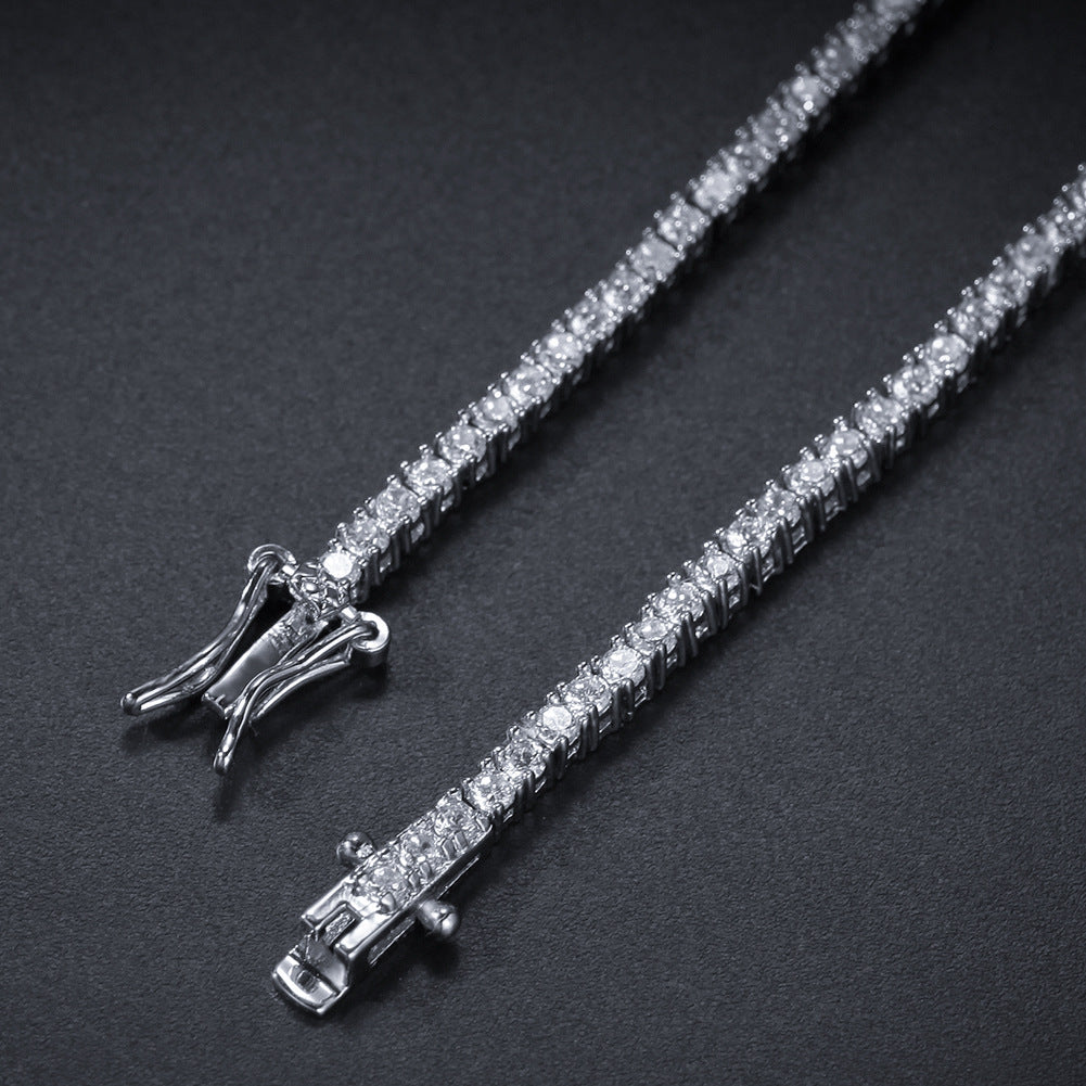Hip-Hop Zircon Tennis Bracelet
