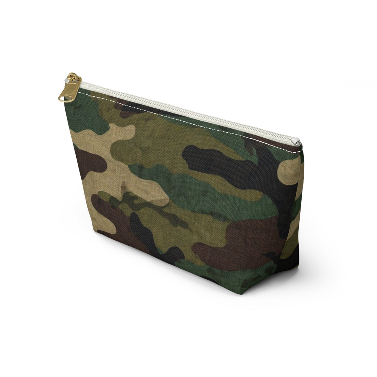 Camo Accessory Pouch — T‑Bottom Makeup & Travel Organizer
