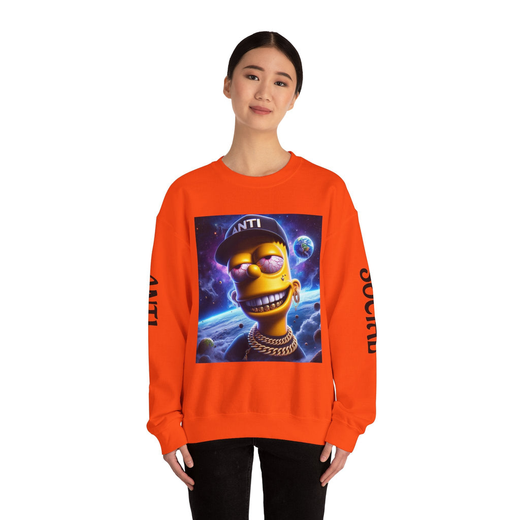 “Anti Social” Heavy Blend™ Crewneck Sweatshirt