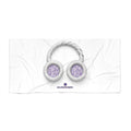 Crystal Headphones Beach Towel — Luxe Glitter Earbuds Design