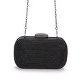 PU women's bag single shoulder woven evening bag