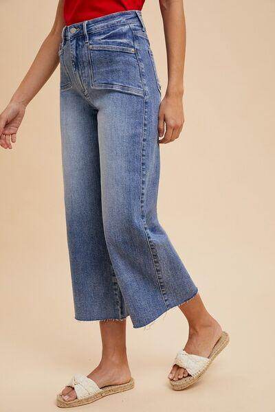 Annie Wear High Rise Wide Leg Jeans for Stylish Comfort