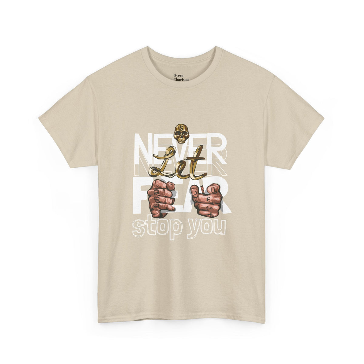 Never Give Up Heavy Cotton Tee
