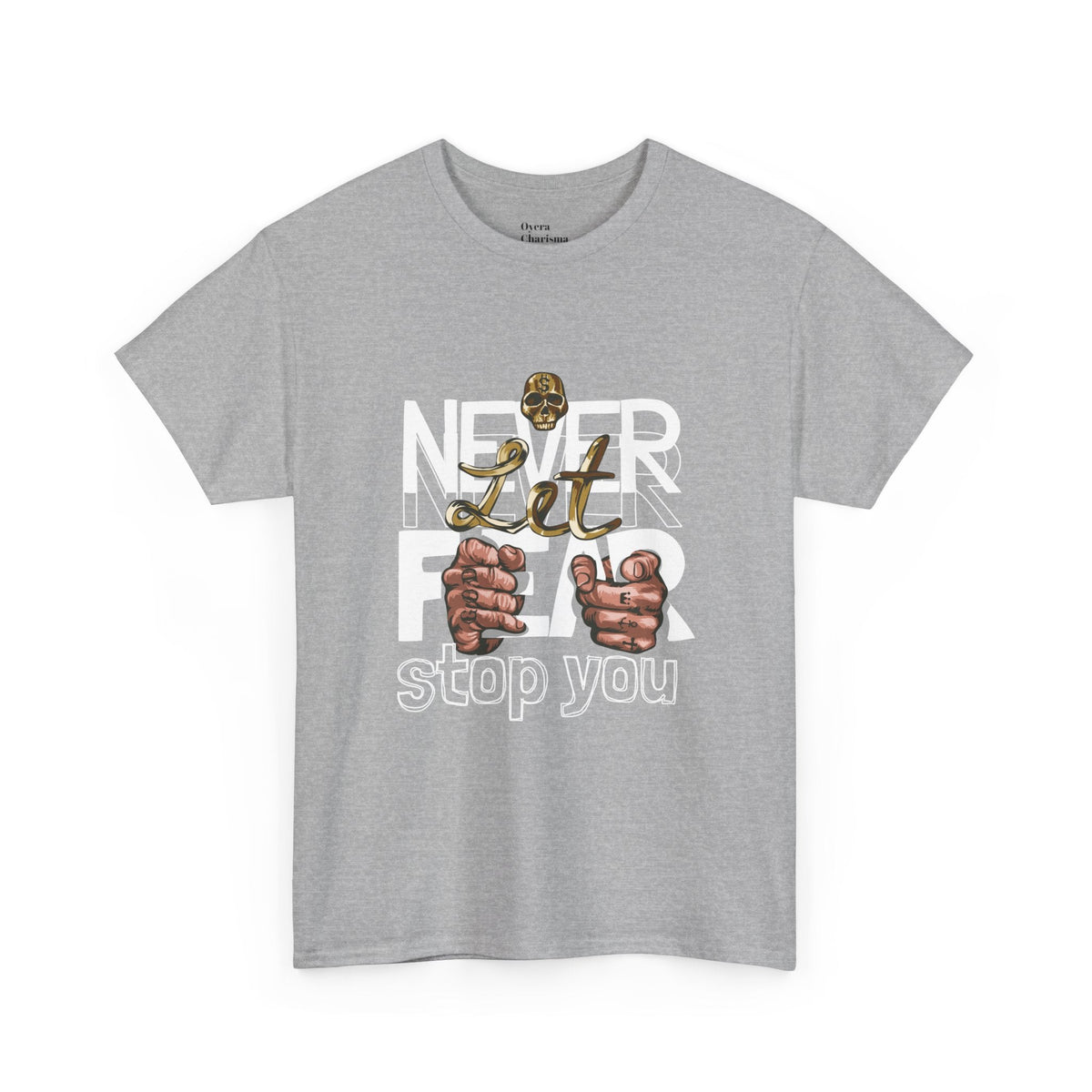 Never Give Up Heavy Cotton Tee
