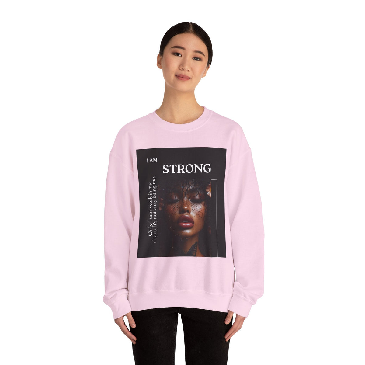 “I Am STRONG” Heavy Blend™ Crewneck