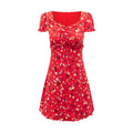 Winter Sexy Holiday Casual V neck off Shoulder Lace up Waist Controlled Dress