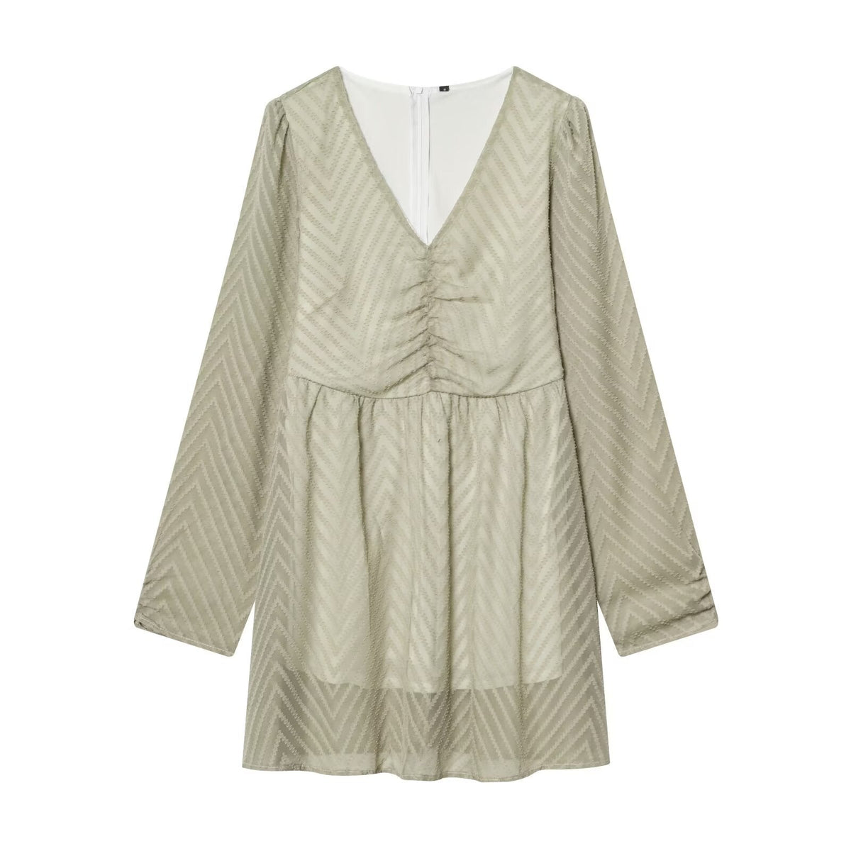 Women Clothing Gentle Wild Loose Casual Long Sleeves Dress