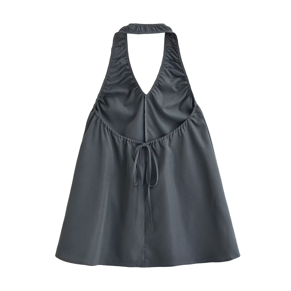 Women Clothing Summer Sexy Halter Mini Dress