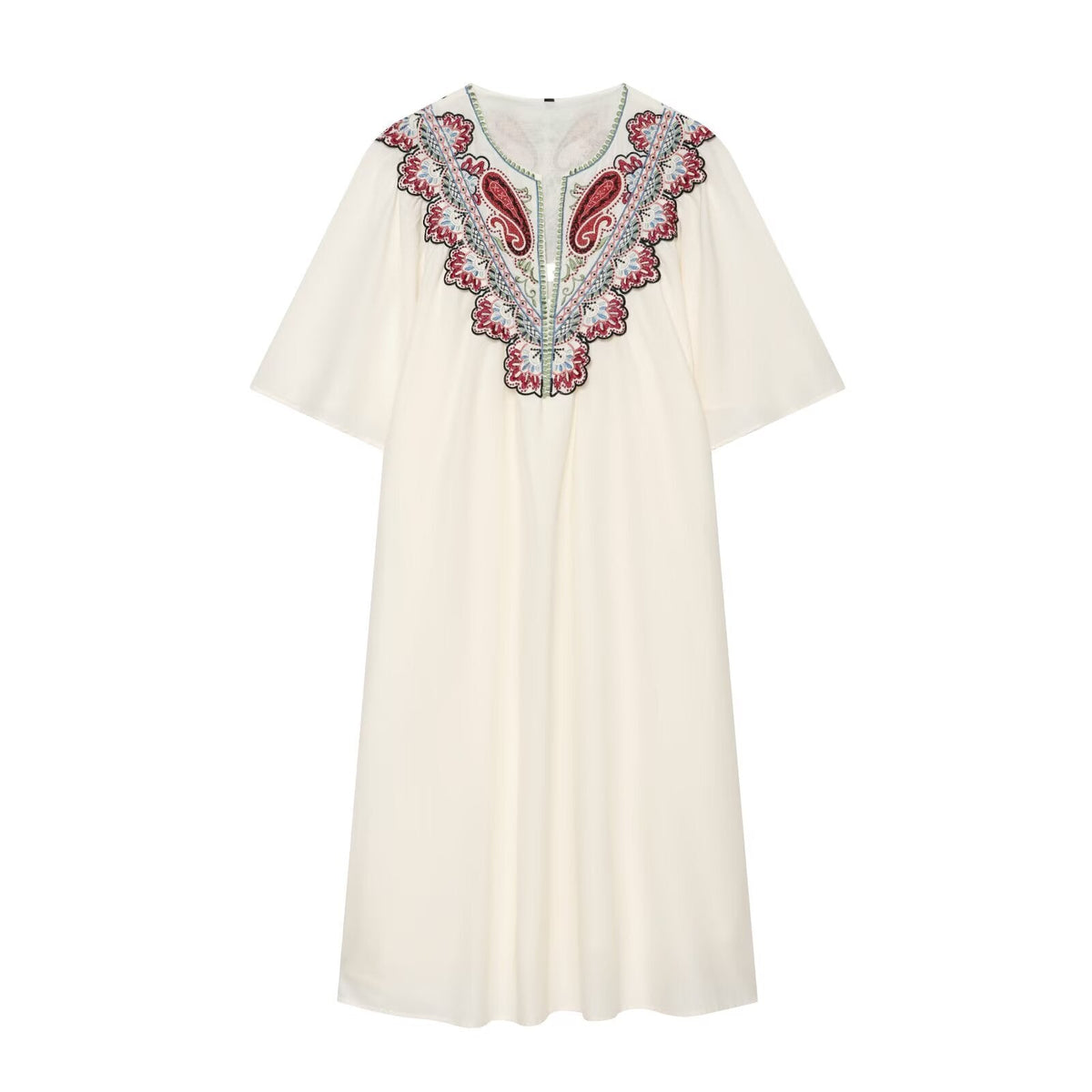Women Clothing Summer Holiday Casual Loose Midi Dress