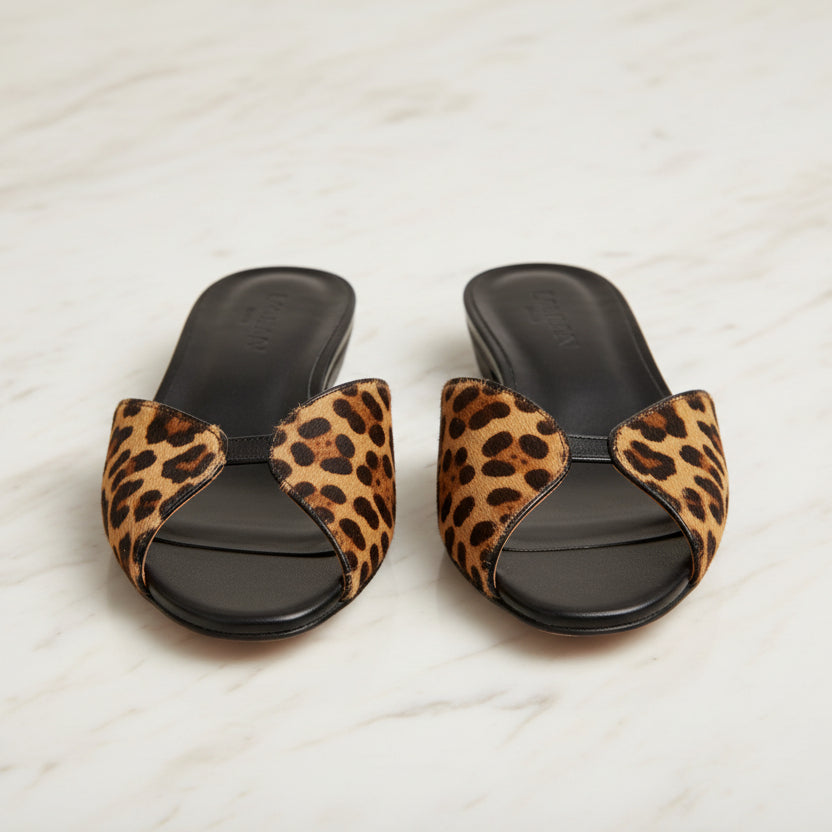 Women's Flat Open-Toe Buckle Sandals | Casual Peep-Toe PU Suede Sandals