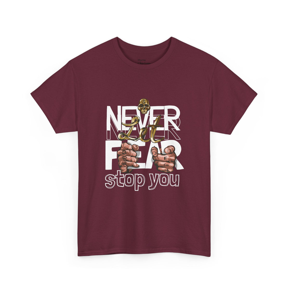 Never Give Up Heavy Cotton Tee
