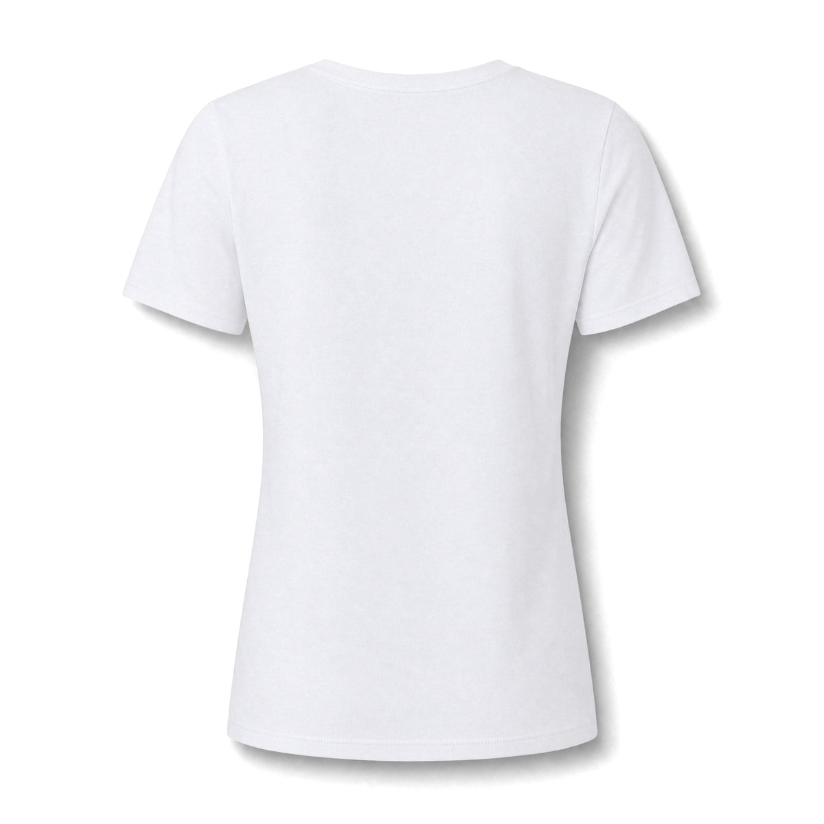 Women's V-Neck Tee — Gold Ring Trio Photo Design