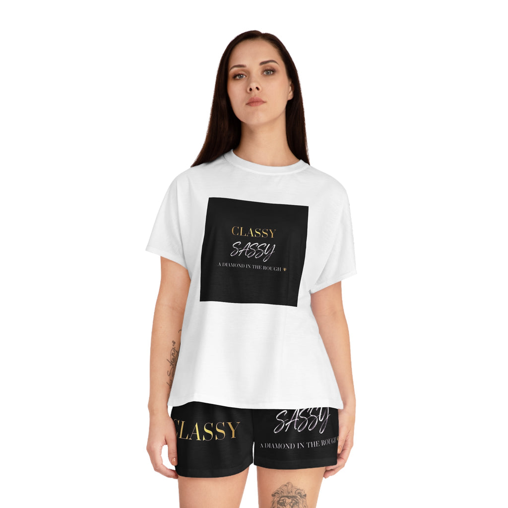 Classy & Sassy Women's Pajama Set — 'Classy Sassy' Graphic Sleepwear
