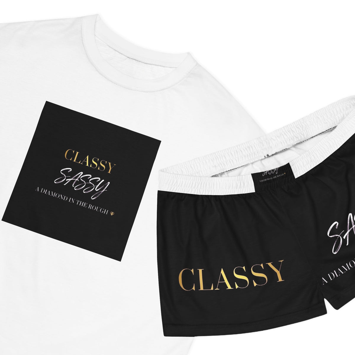 Classy & Sassy Women's Pajama Set — 'Classy Sassy' Graphic Sleepwear