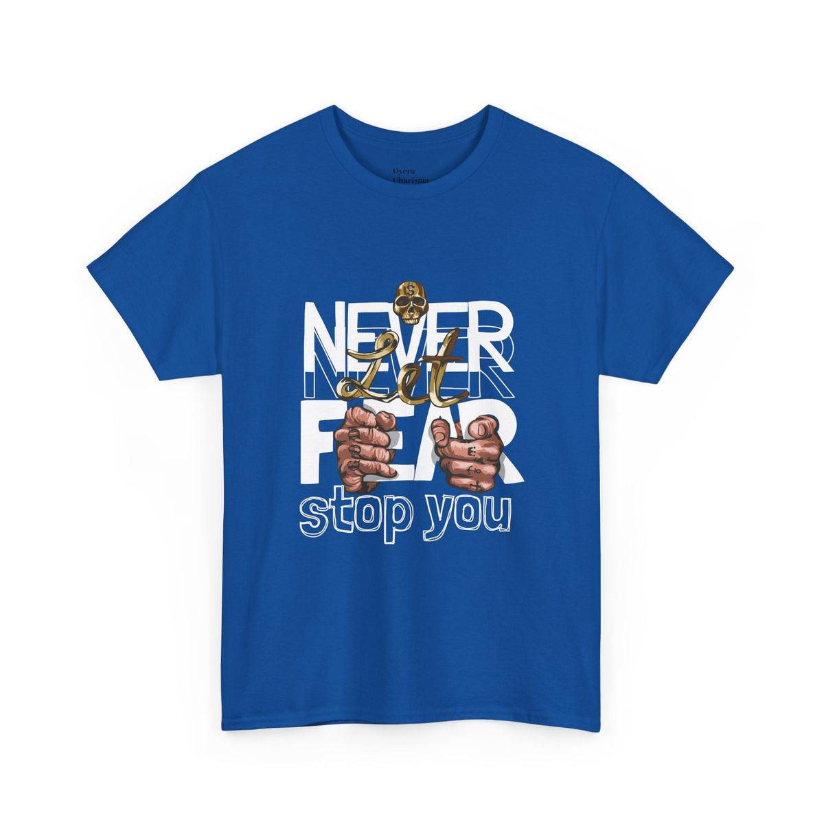 Never Give Up Heavy Cotton Tee