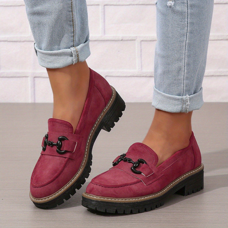 Women’s Horsebit Loafers – Elegant Flat Loafers for Work & Casual Wear