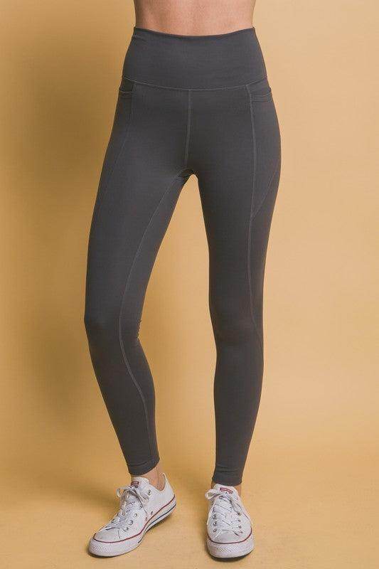 Love Tree High Waist Leggings with Side Pockets for Women