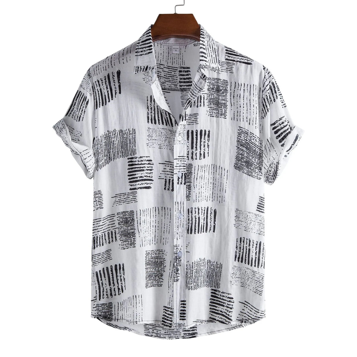 Casual Printed Short Sleeve Shirt