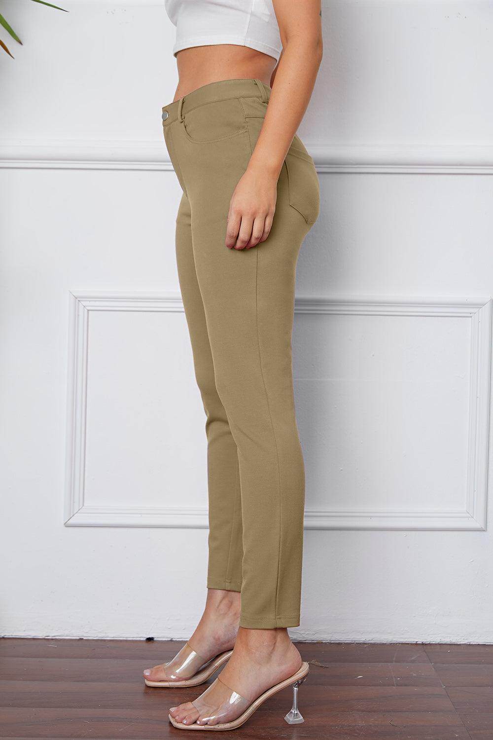 StretchyStitch Pants by Basic Bae for Comfort and Style
