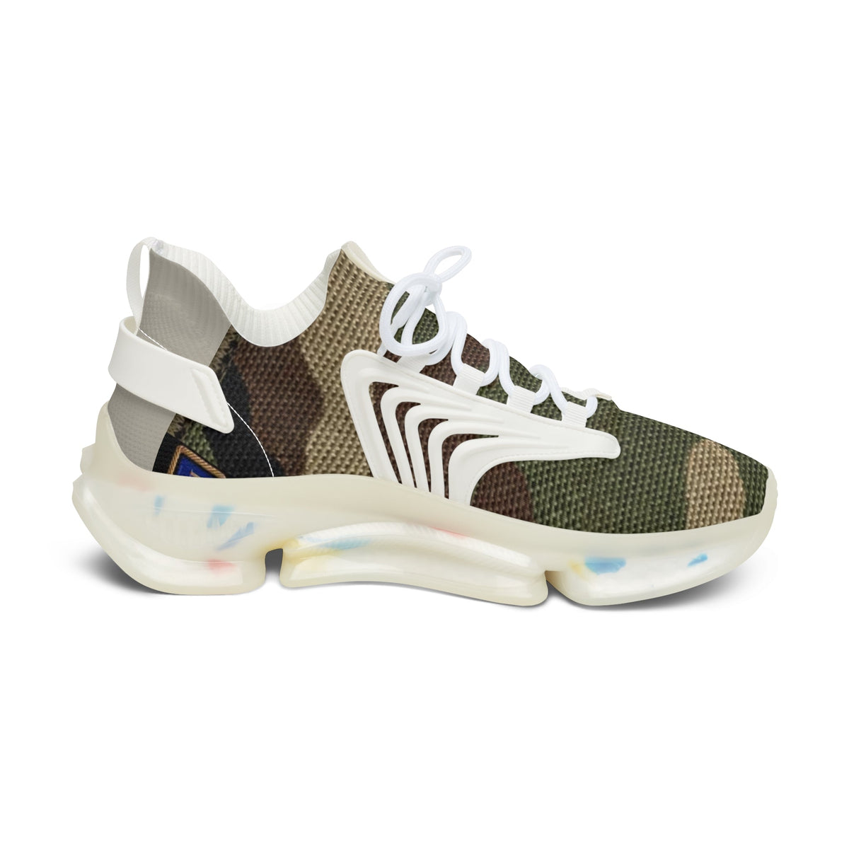 Camo Mesh Sneakers — Women's Lightweight Breathable Athletic Shoes
