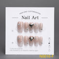3D Heart & Snowflake Holiday Nails