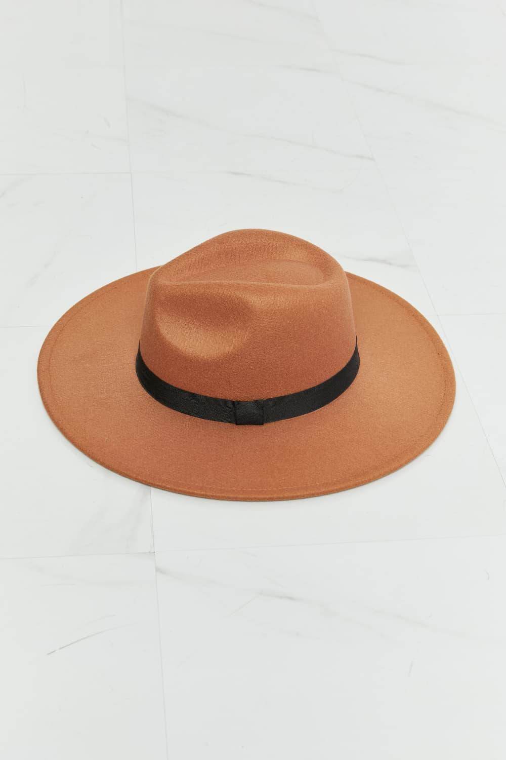 Fame Enjoy The Simple Things Fedora Hat for Women