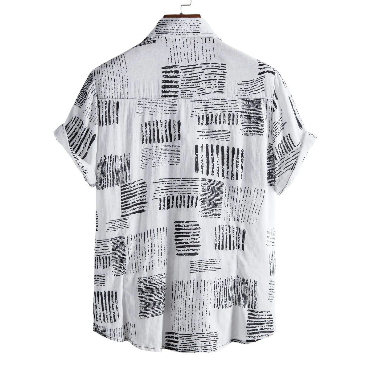 Casual Printed Short Sleeve Shirt