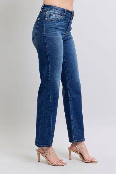Judy Blue Full Size Side Seam Detail Straight Jeans