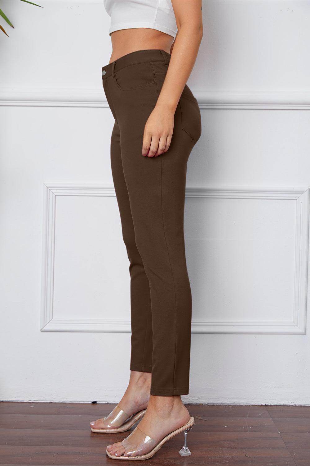 StretchyStitch Pants by Basic Bae for Comfort and Style