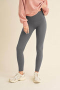 Yelete Full Size Fleece Lined High Waisted Leggings for Warmth