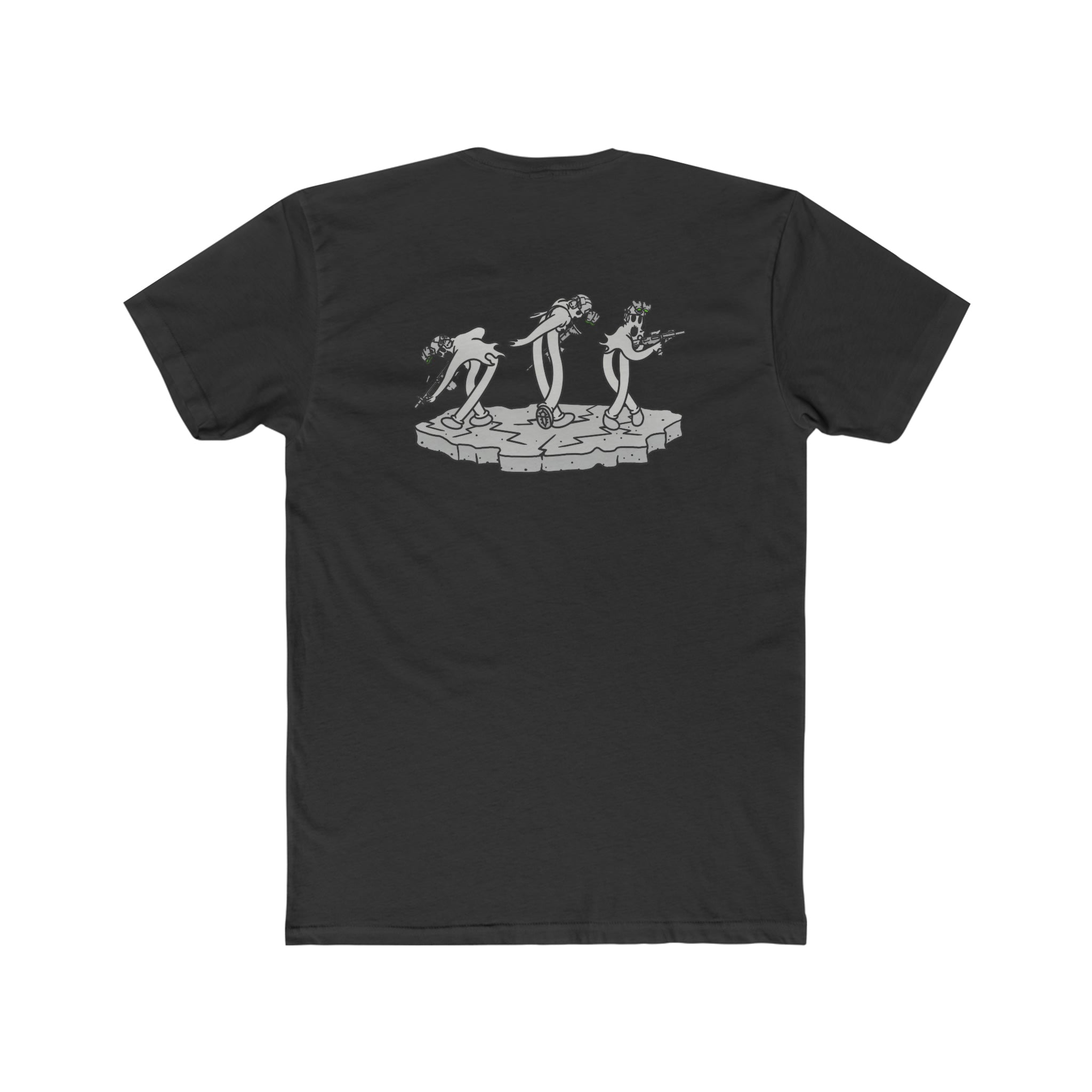 3 Dancing Ghosts (Psyops) - Crew Tee