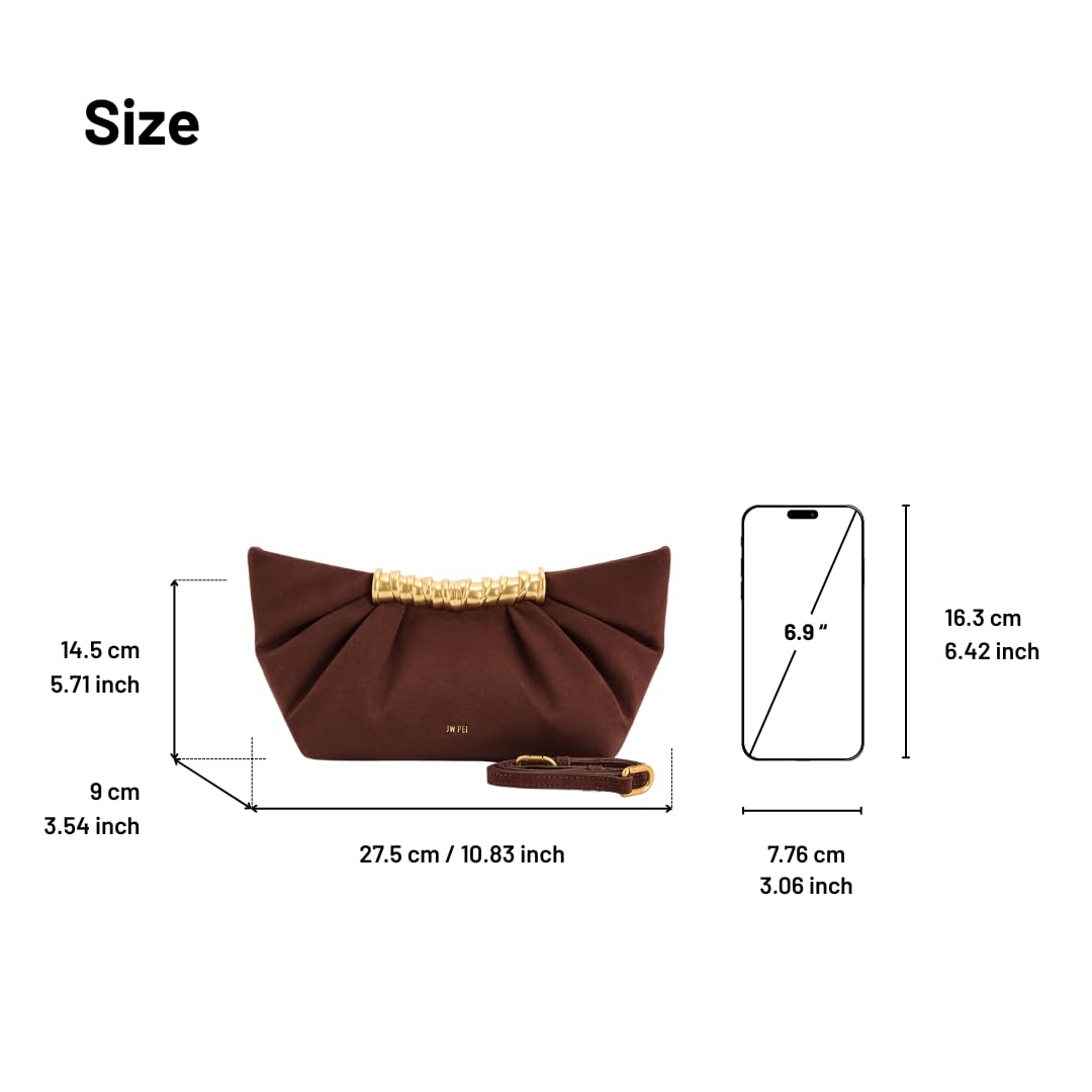 JW PEI Women's Leia Pleated Clutch
