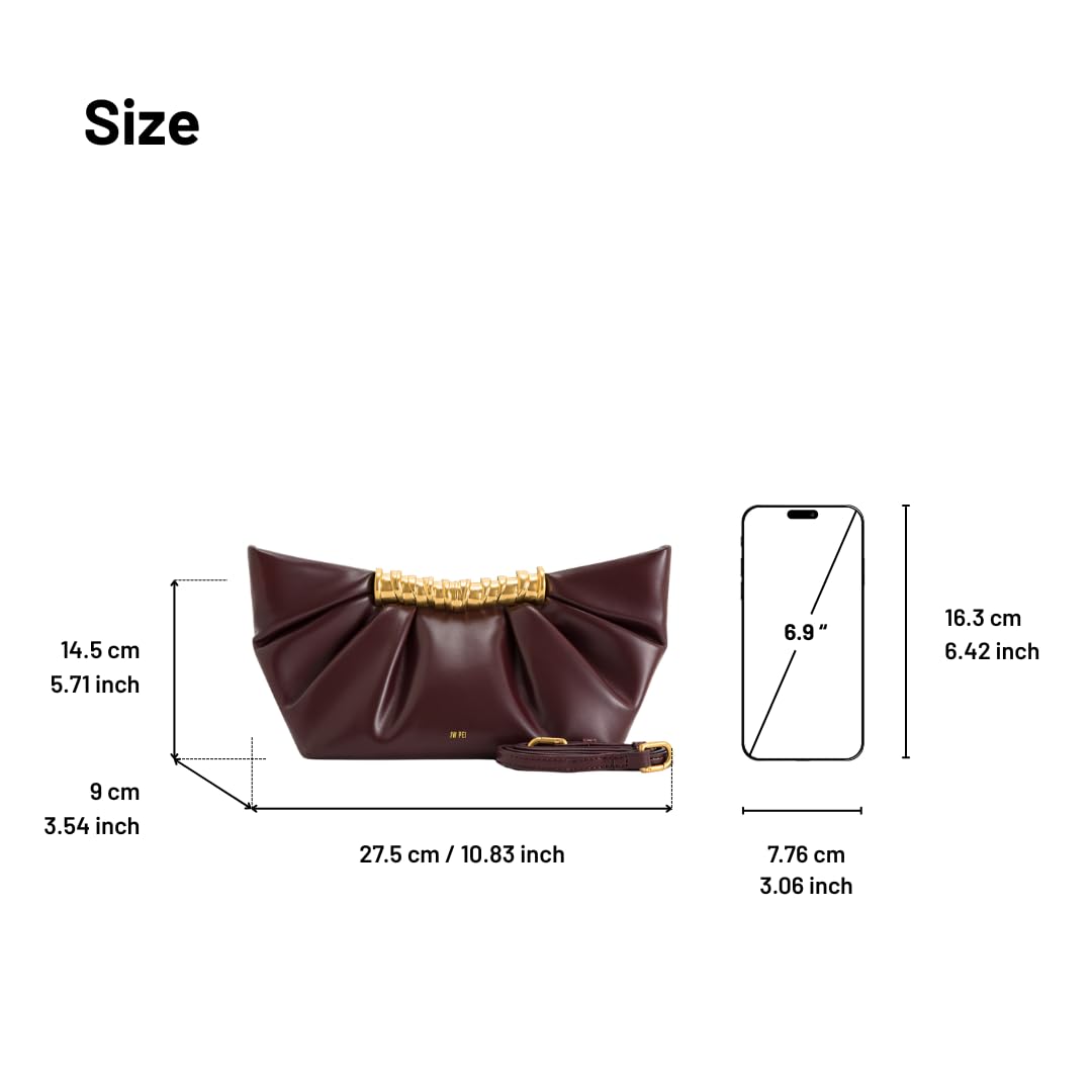 JW PEI Women's Leia Pleated Clutch