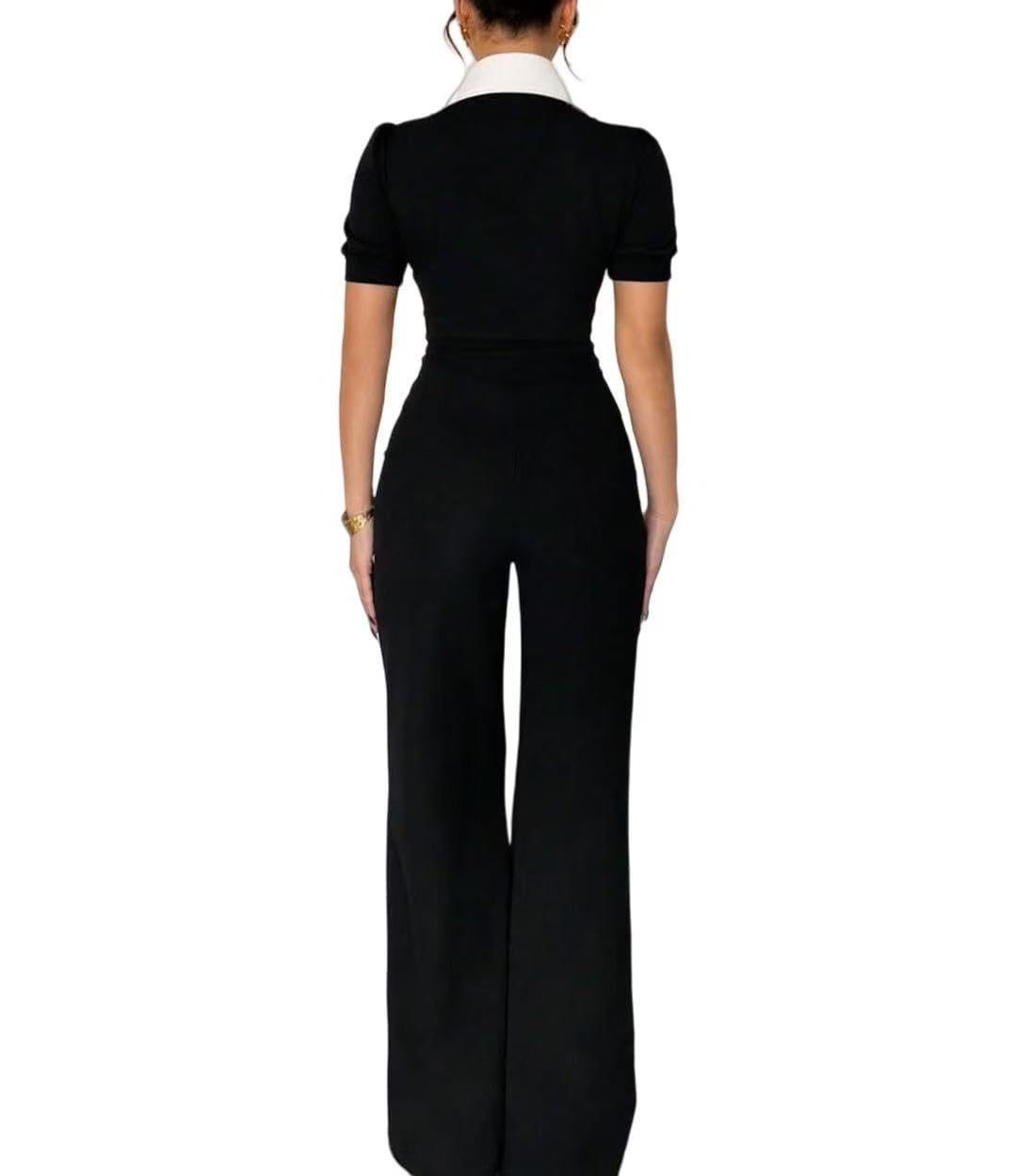Elegant Jumpsuit for Women Dressy Sexy Plus Size Wide Leg Pant Suit One Piece Party Outfits