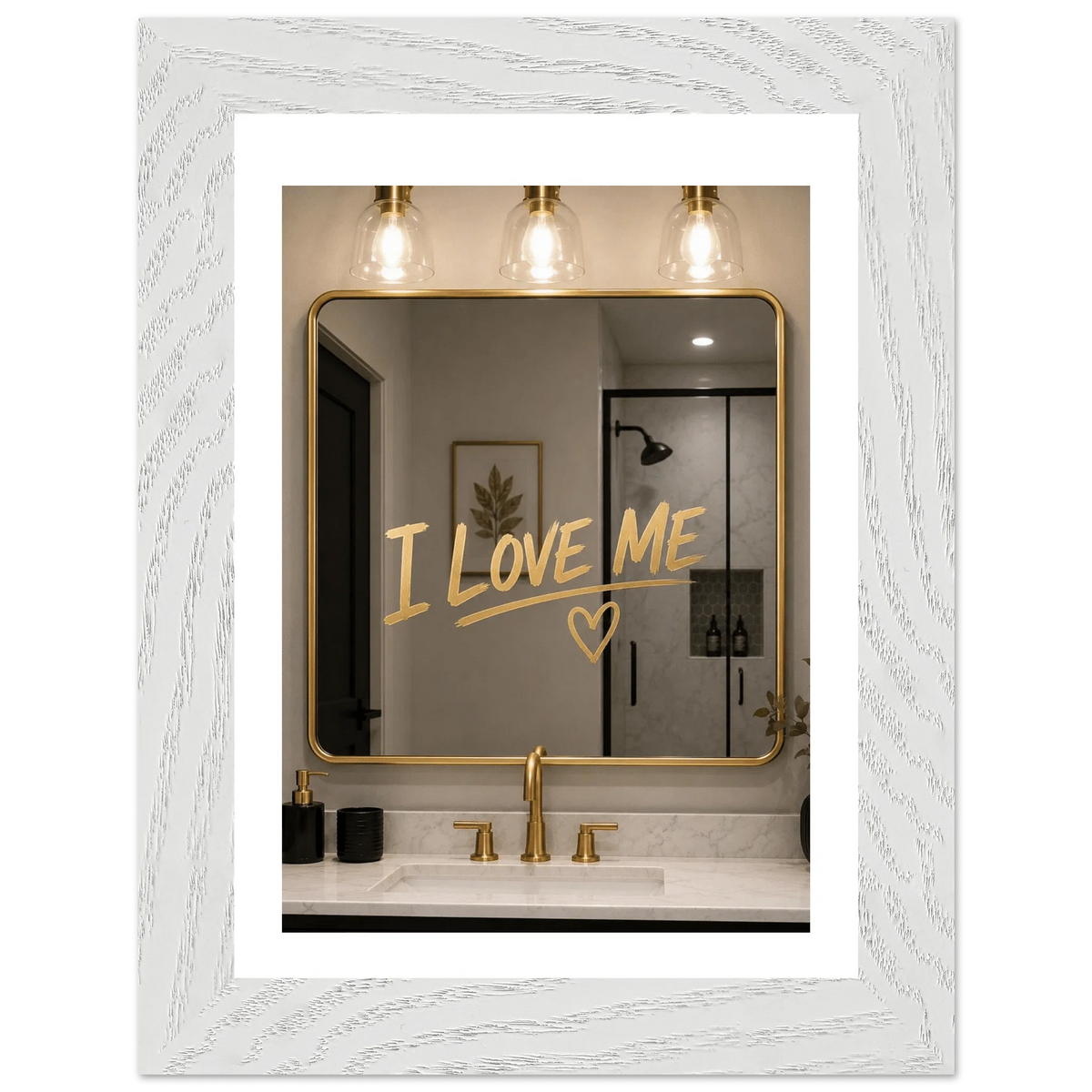 Premium Wooden Framed Poster With Premium Matte Paper 13x18 cm / 5x7″