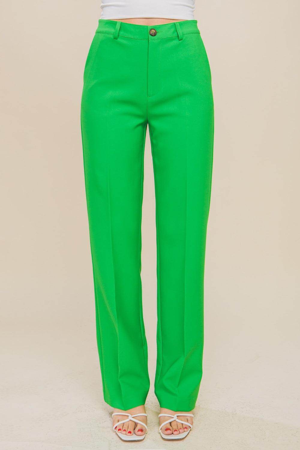 Love Tree High Waist Straight Pants for Stylish Comfort
