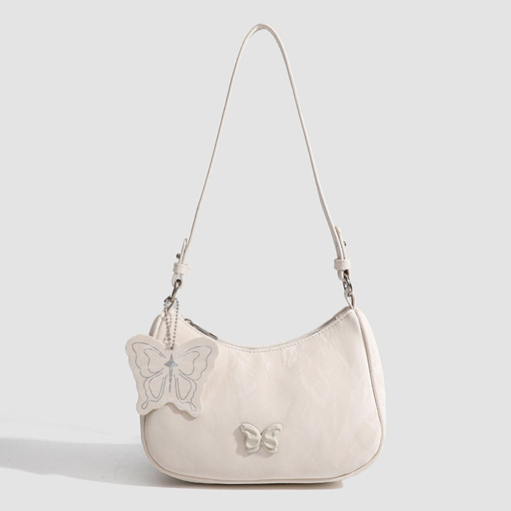 Simple Underarm Bag Women, Fashion Bow Small Square Bag Versatile Shoulder Crossbody Bag