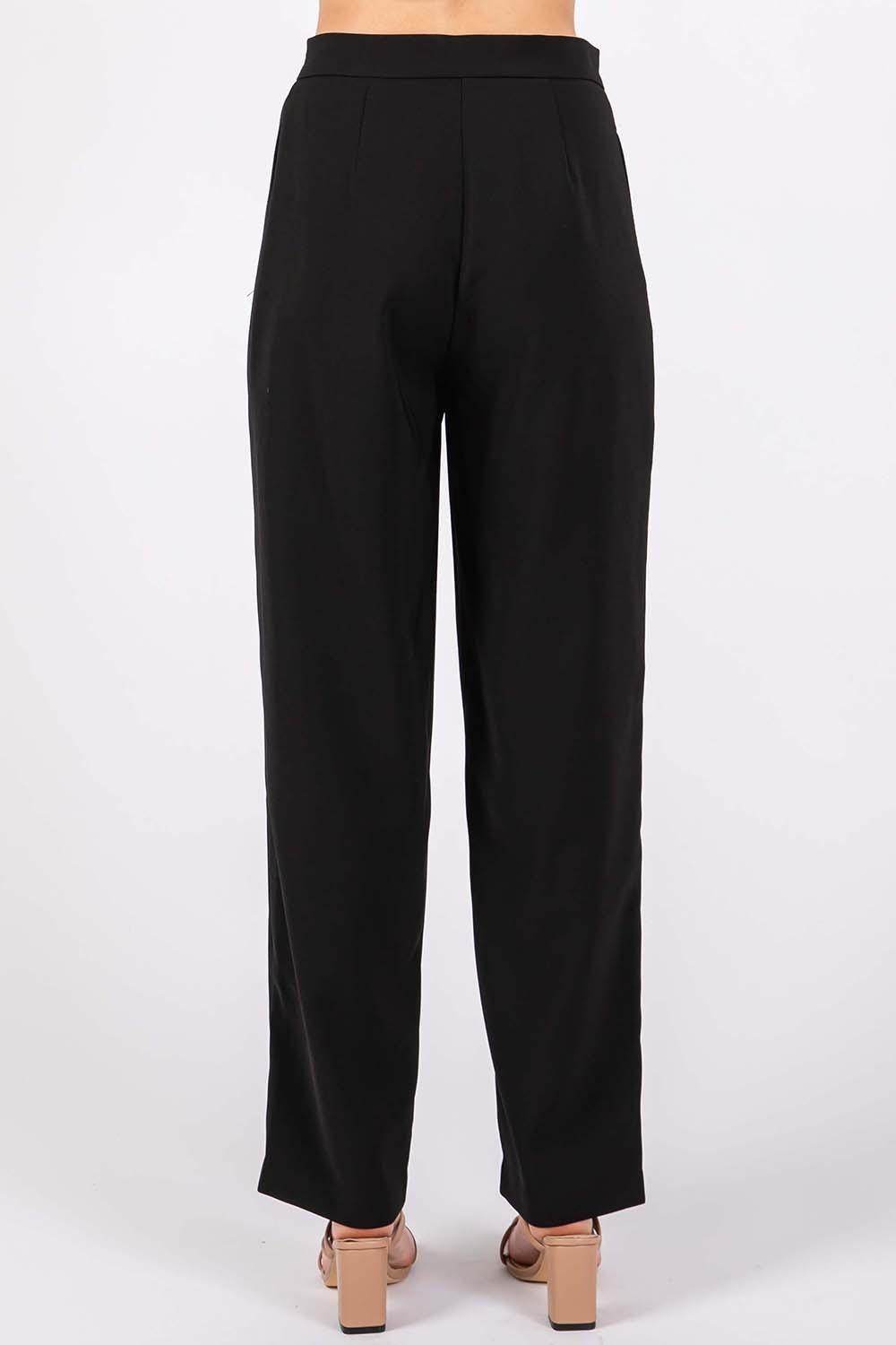GeeGee High-Waisted Pleated Pants for Chic Style