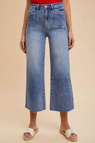 Annie Wear High Rise Wide Leg Jeans for Stylish Comfort