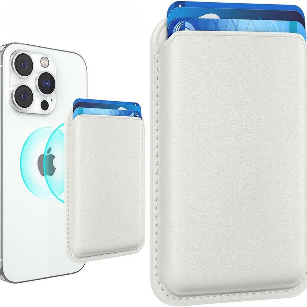 Applicable to Apple 15Magsafe magnetic card bag iPhone mobile phone card bag card holder PU magnetic suction