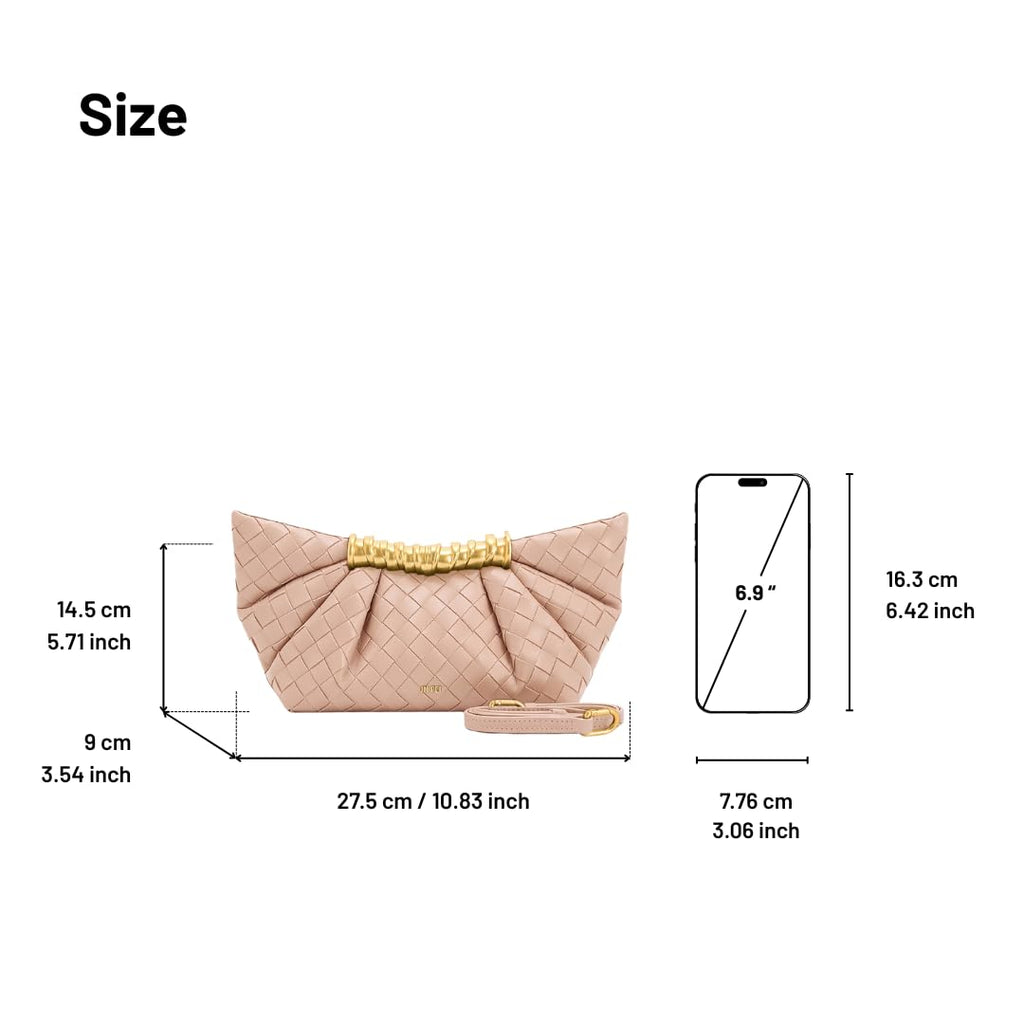 JW PEI Women's Leia Pleated Clutch