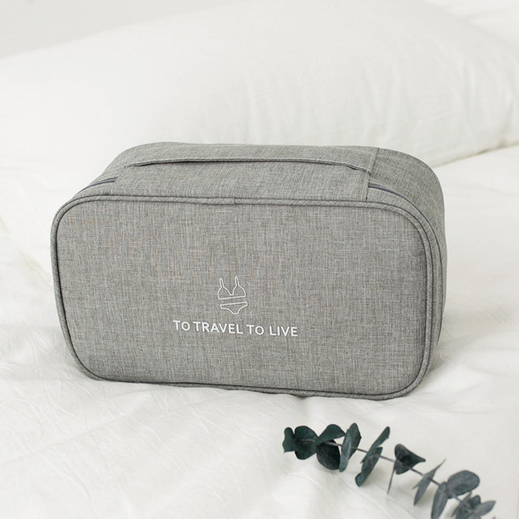 Oxford cloth underwear and socks storage bag, modern simple and fashionable large-capacity convenient finishing bag, underwear storage bag