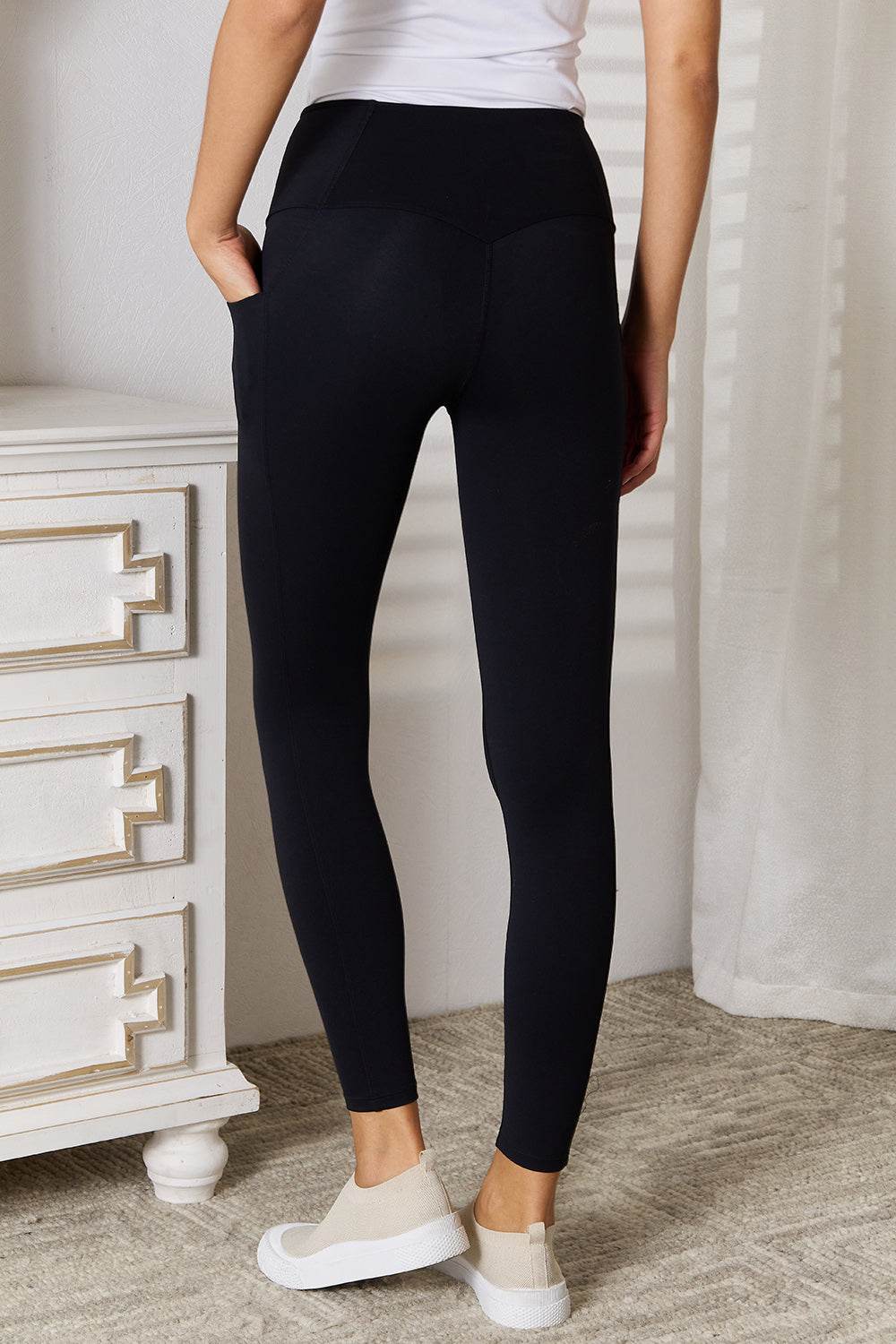 Basic Bae Wide Waistband Sports Leggings for Active Wear