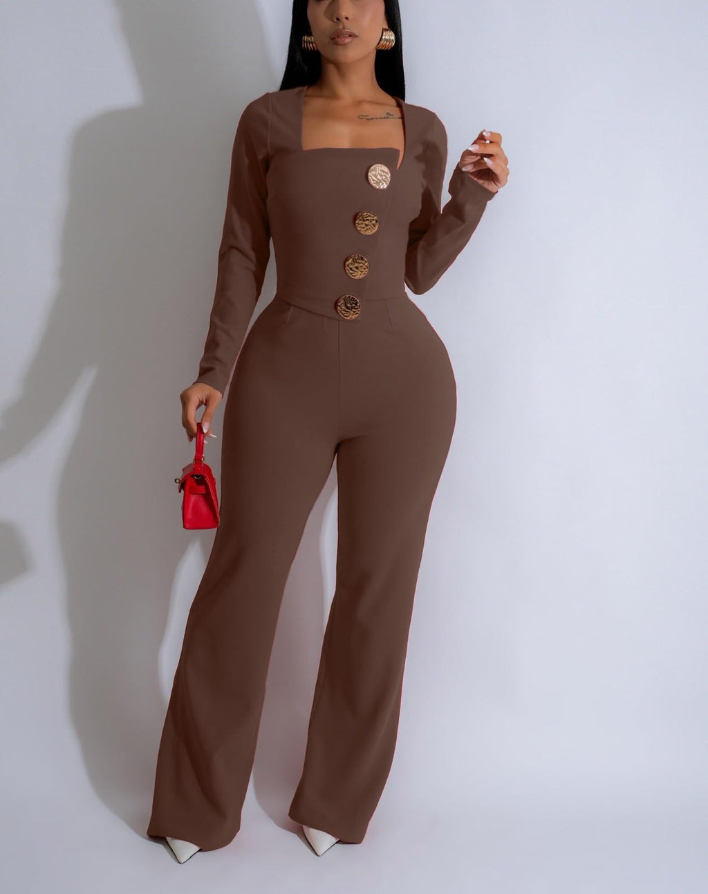 Elegant Jumpsuit for Women Dressy Sexy Plus Size Wide Leg Pant Suit One Piece Party Outfits