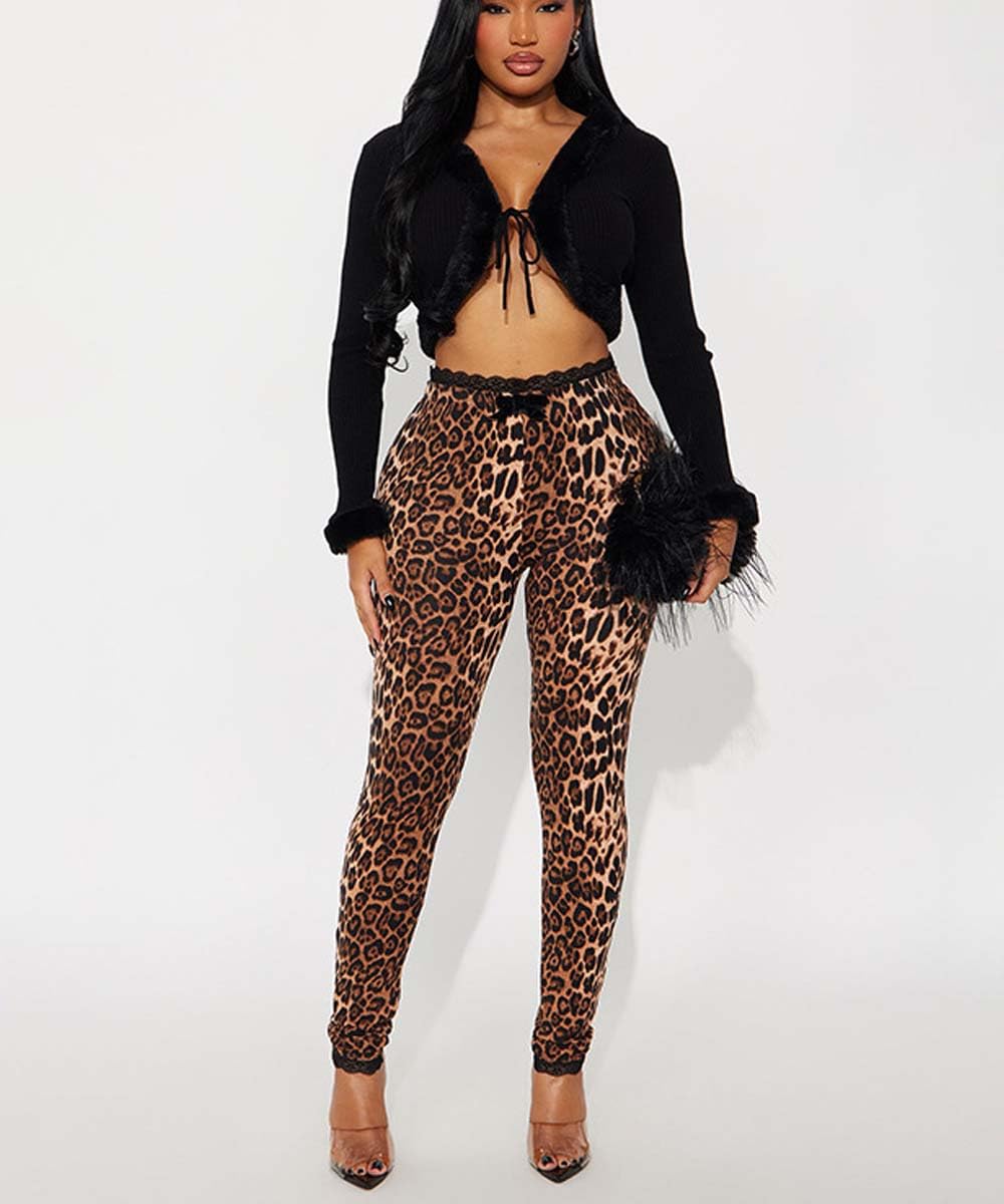 Women's Sexy See Through Sheer Mesh Pants Leggings High Waist Casual Sweatpants Tights