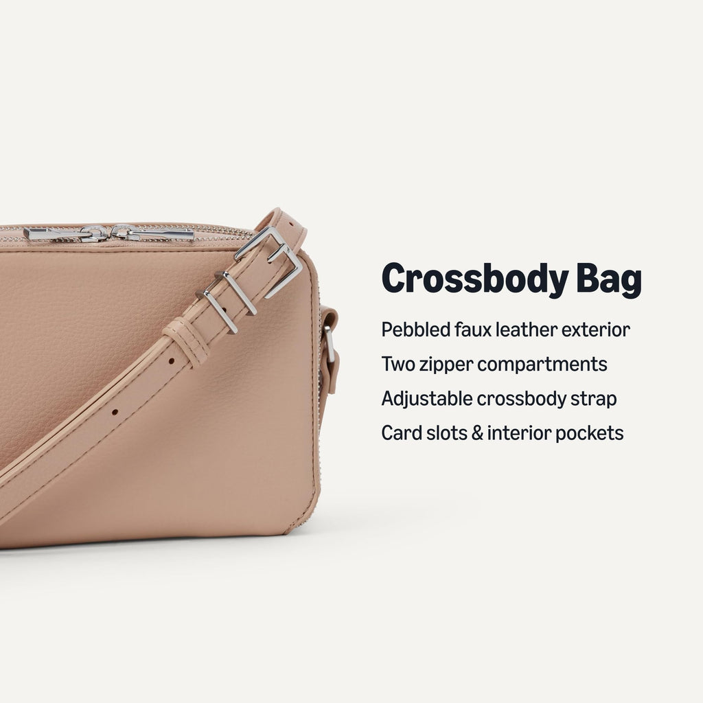 Amazon Essentials Women's Boxy Crossbody Bag
